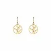 Boucles D'oreilles Les Georgettes Les Essentielles Tresse Dorées, 16mm