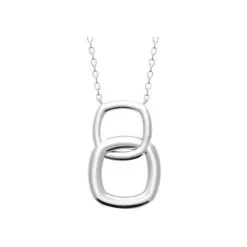 La Coque De Nacre Collier En Argent Rhodié, 45cm