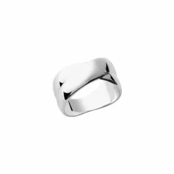 La Coque De Nacre Bague En Argent Rhodié