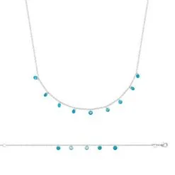 La Coque De Nacre Bracelet En Argent Rhodié Et Pierre Synthétique, 18cm