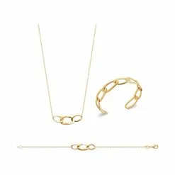 La Coque De Nacre Bracelet En Plaqué Or, 18cm