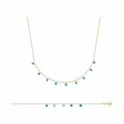 La Coque De Nacre Bracelet En Plaqué Or Et Pierre Synthétique, 18cm