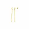 Robbez Masson Boucles D'oreilles Pendantes En Or Jaune