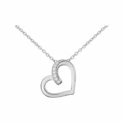 Robbez Masson Collier En Argent Et Oxyde De Zirconium