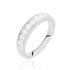 Histoire D'Or Alliance Giulia Or Blanc Diamant