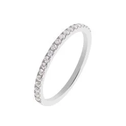 Histoire D'Or Alliance Lauralee Or Blanc Diamant