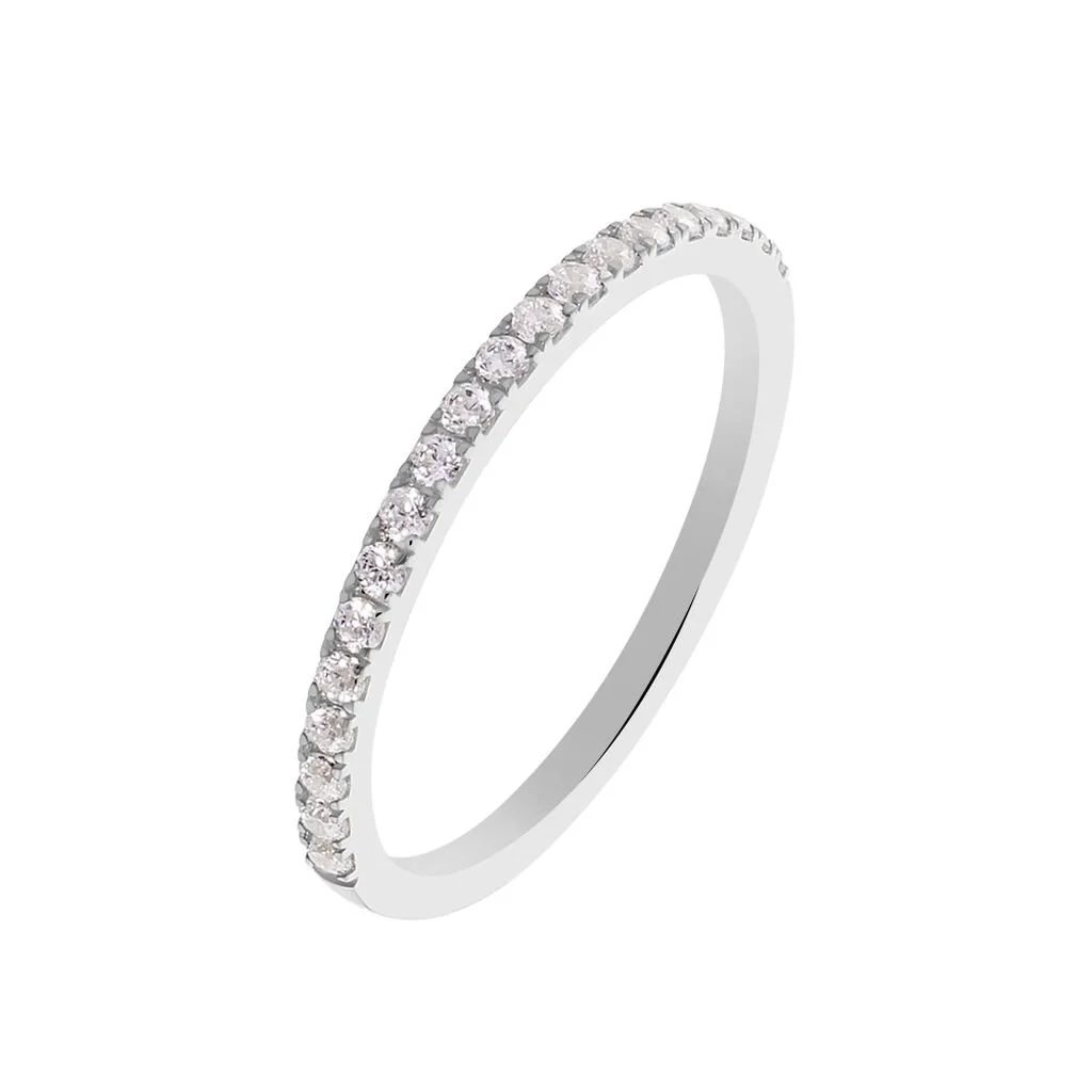 Histoire D'Or Alliance Lauralee Or Blanc Diamant