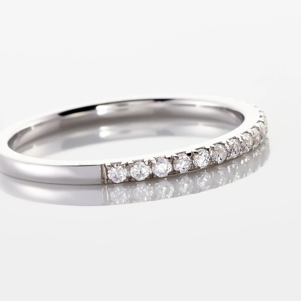 Histoire D'Or Alliance Lauralee Or Blanc Diamant – Image 4