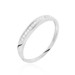 Histoire D'Or Alliance Yamile Or Blanc Diamant