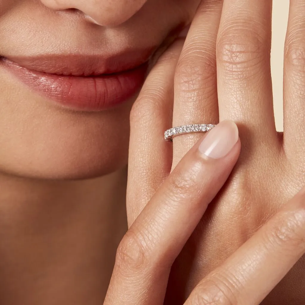 Histoire D'Or Alliance Pristina Or Blanc Diamant – Image 4