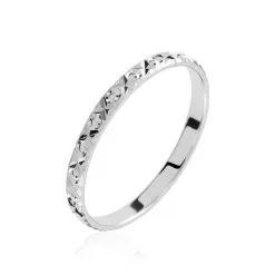 Histoire D'Or Alliance Samianta Or Blanc