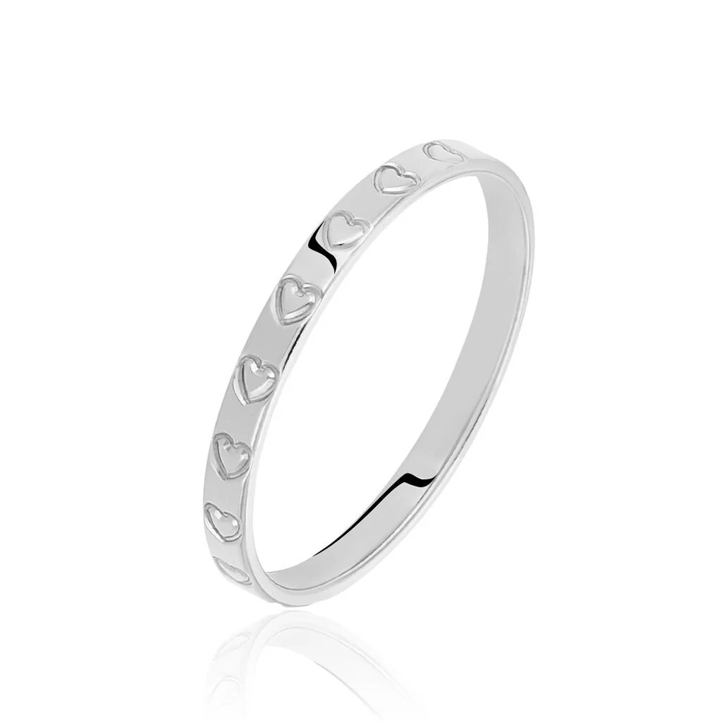 Histoire D'Or Alliance Lily-fleur Or Blanc