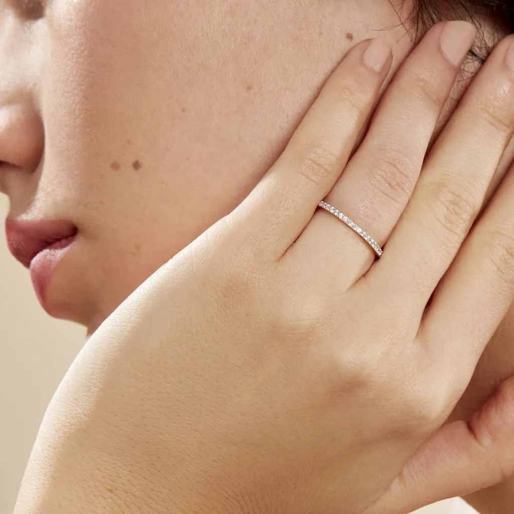 Histoire D'Or Alliance Julietta Or Blanc Oxyde De Zirconium – Image 4