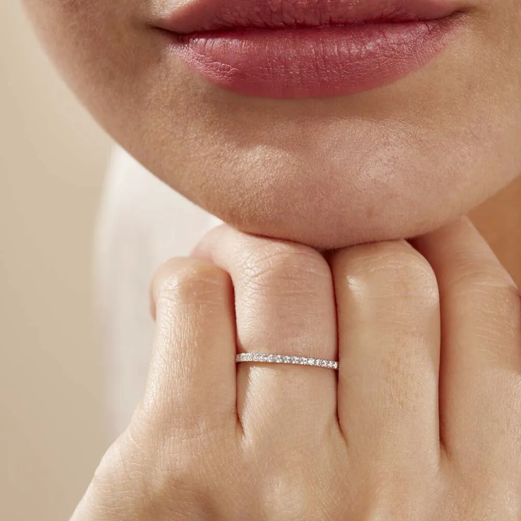 Histoire D'Or Alliance Julietta Or Blanc Oxyde De Zirconium – Image 5