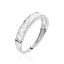 Histoire D'Or Alliance Davila Or Blanc Oxyde De Zirconium