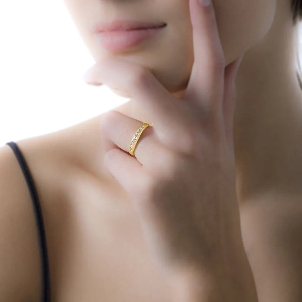 Histoire D'Or Alliance Giulia Or Jaune Diamant – Image 4