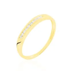 Histoire D'Or Alliance Hippolyne Or Jaune Diamant