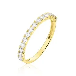 Histoire D'Or Alliance Julietta Or Jaune Oxyde De Zirconium