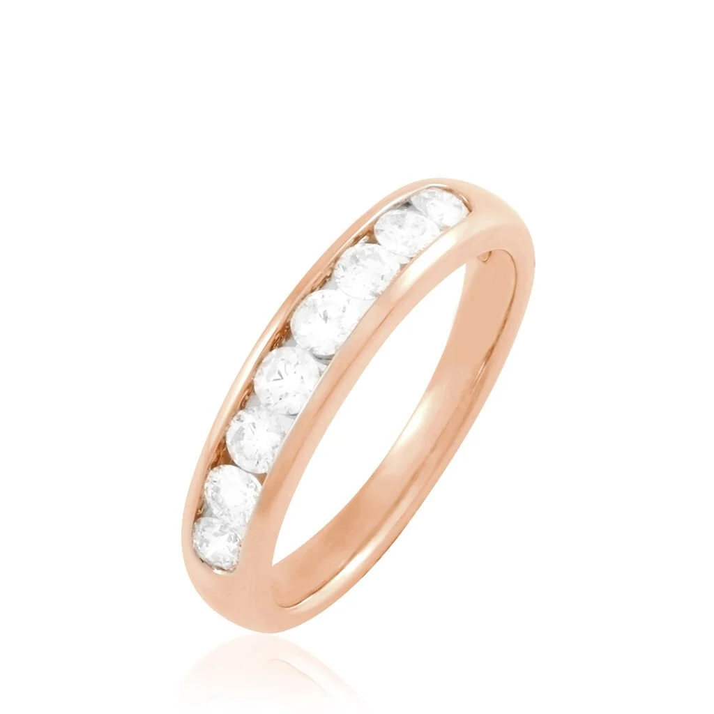 Histoire D'Or Alliance Giulia Or Rose Diamant