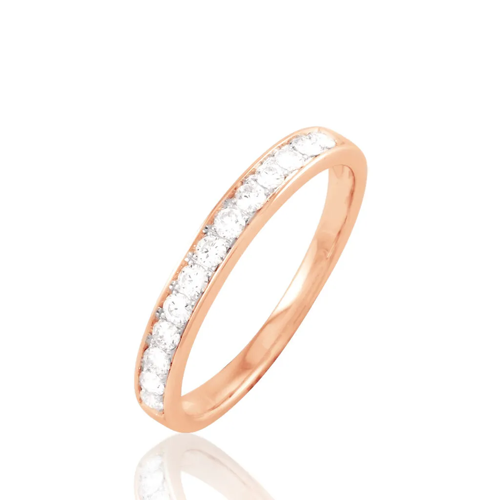 Histoire D'Or Alliance Collection Juliette Or Rose Diamant