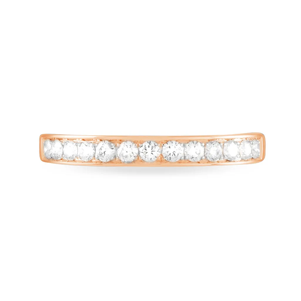 Histoire D'Or Alliance Collection Juliette Or Rose Diamant – Image 2