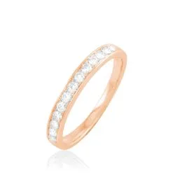 Histoire D'Or Alliance Collection Juliette Or Rose Diamant