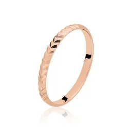 Histoire D'Or Alliance Calista Diamantee Or Rose