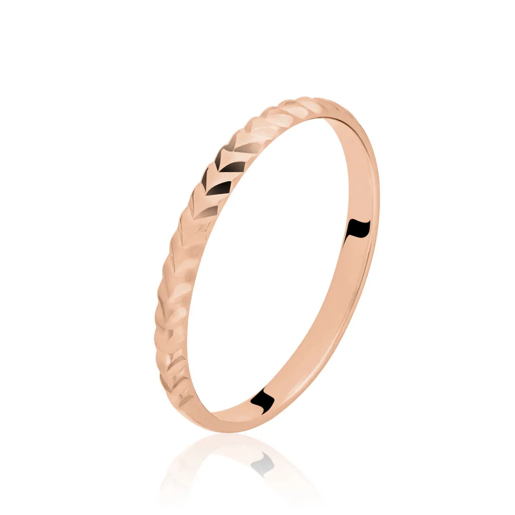 Histoire D'Or Alliance Calista Diamantee Or Rose