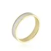 Histoire D'Or Alliance Hevan Ruban Or Bicolore