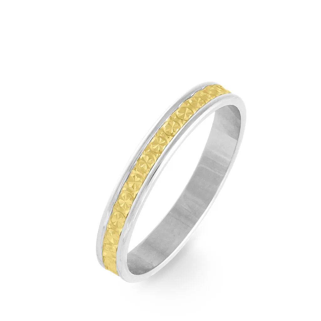 Histoire D'Or Alliance Laura Or Bicolore