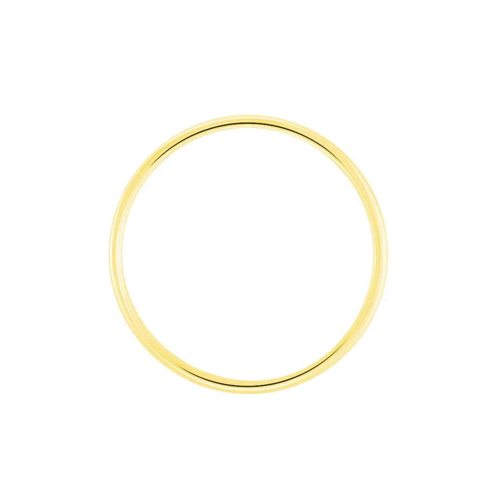 Histoire D'Or Alliance Laura Diamantee Ruban Plat Or Bicolore – Image 3