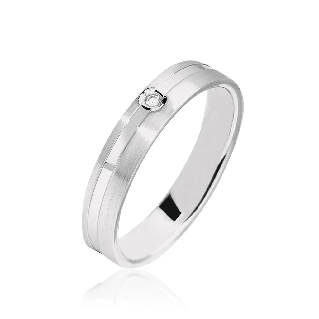 Histoire D'Or Alliance Shehrazade Or Blanc Diamant