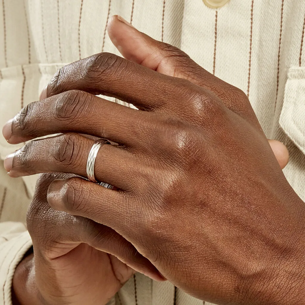 Histoire D'Or Alliance Hemera Facetee Or Blanc – Image 7