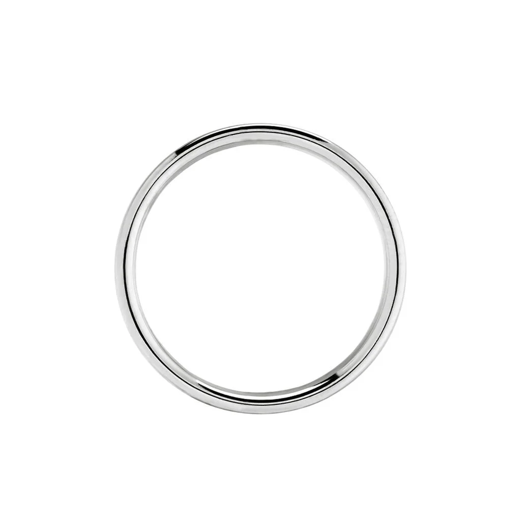 Histoire D'Or Alliance Junius Ruban Confort Or Blanc – Image 3