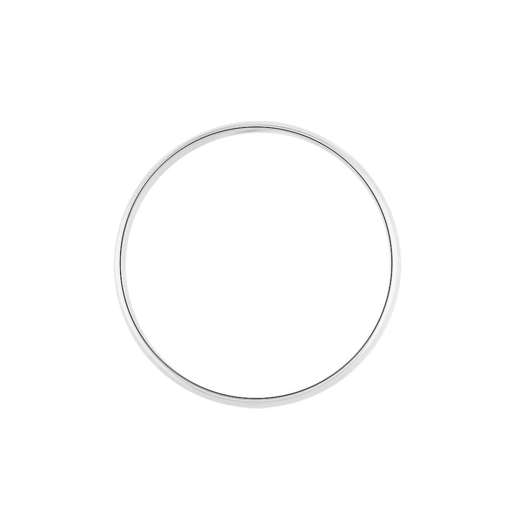 Histoire D'Or Alliance Julie Ruban Plat Or Blanc – Image 3