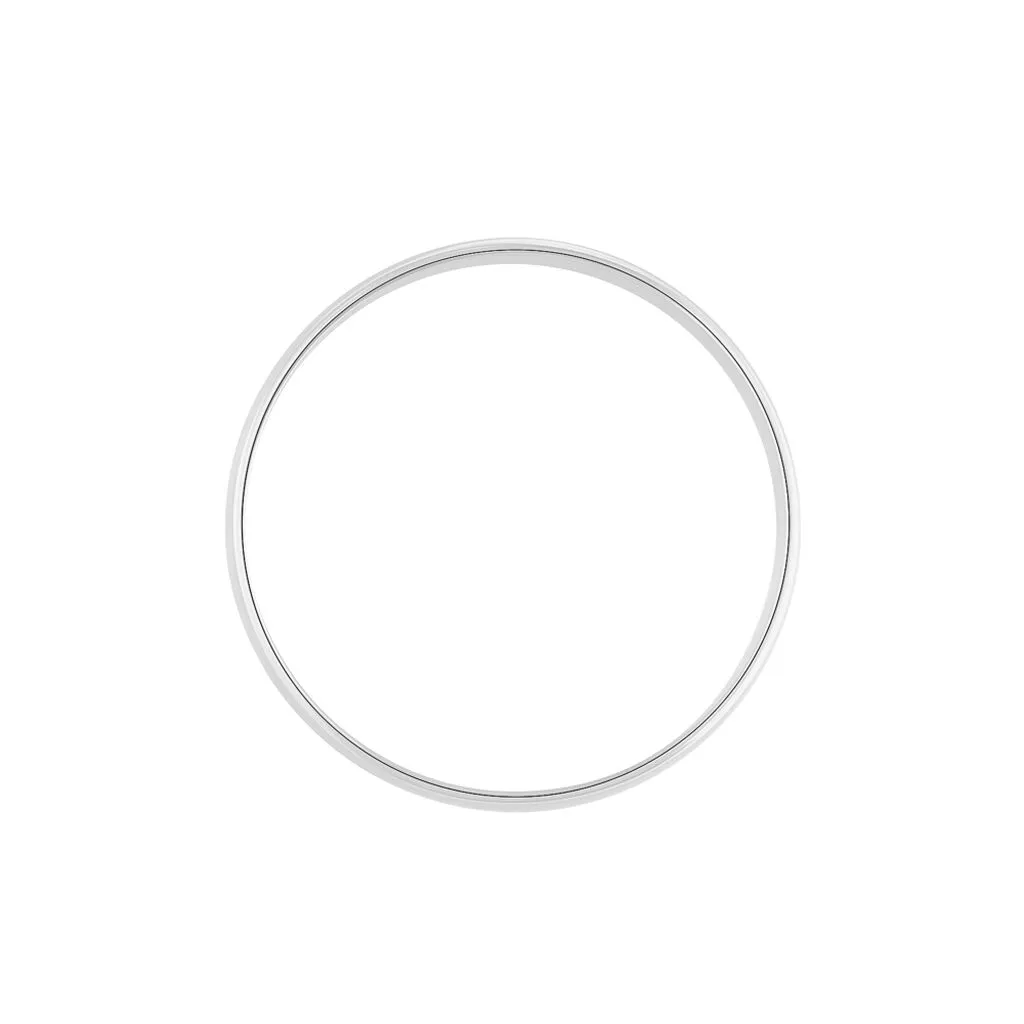 Histoire D'Or Alliance Julie Ruban Plat Or Blanc – Image 3