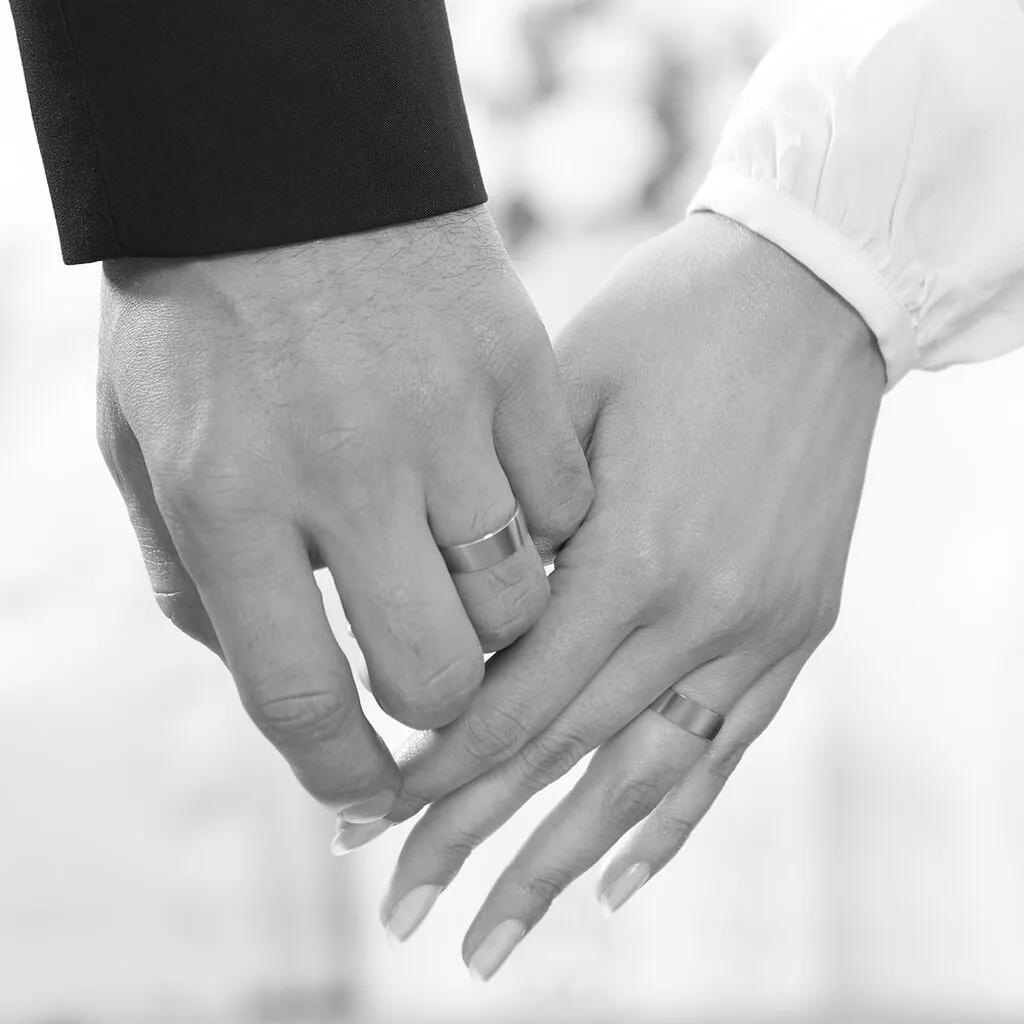 Histoire D'Or Alliance Julie Ruban Plat Or Blanc – Image 4