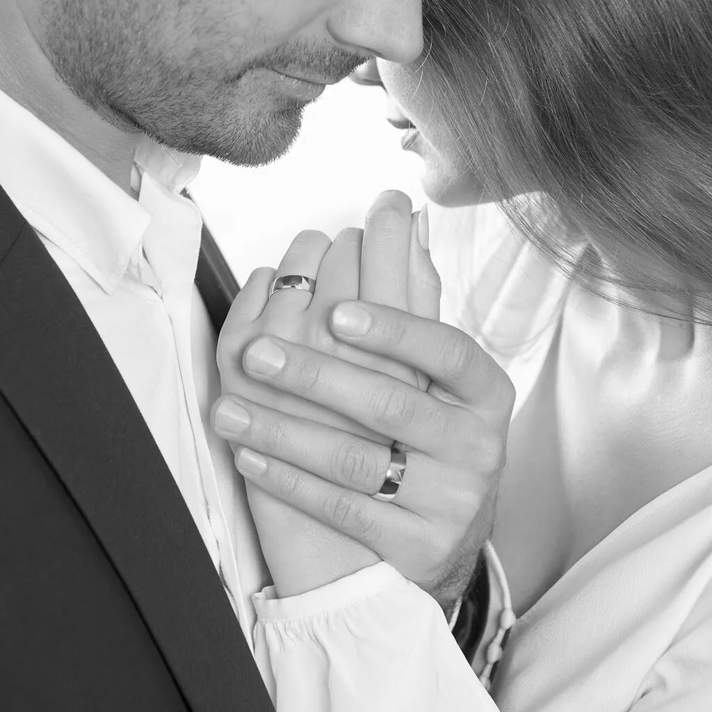 Histoire D'Or Alliance Julie Ruban Plat Or Blanc – Image 4