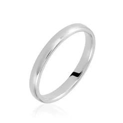 Histoire D'Or Alliance Sirona Demi Jonc Or Blanc