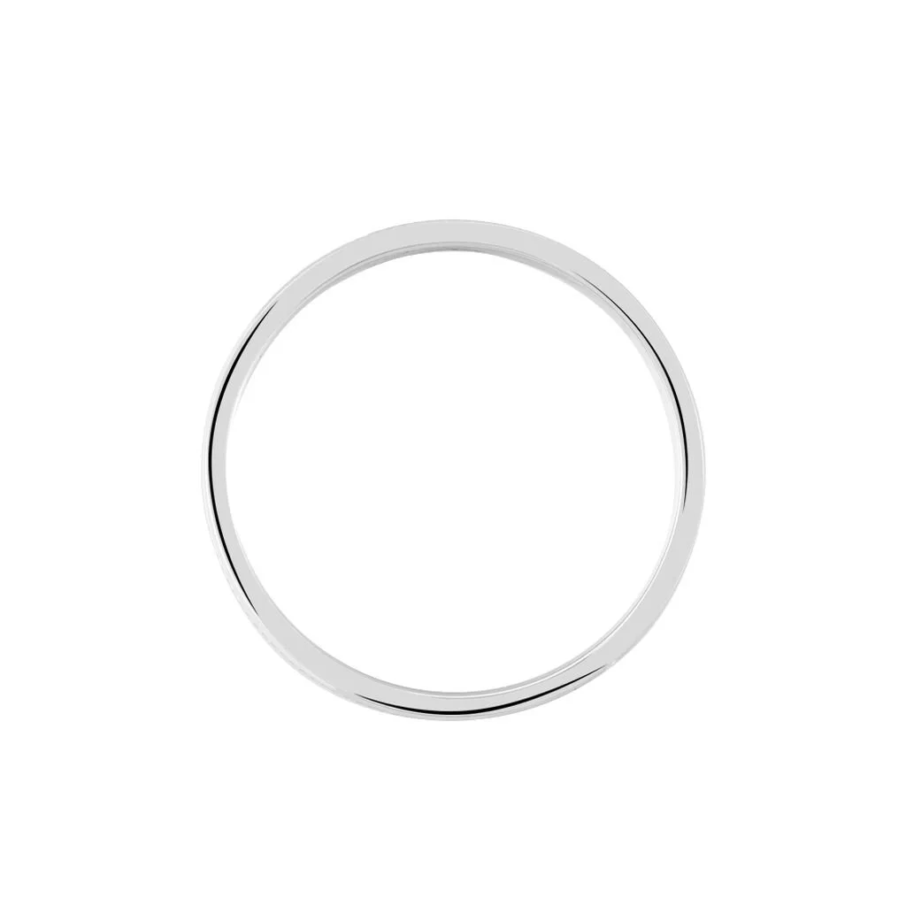 Histoire D'Or Alliance Eole Fantaisie Ruban Plat Or Blanc – Image 3