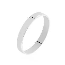 Histoire D'Or Alliance Julie Ruban Classique Or Blanc