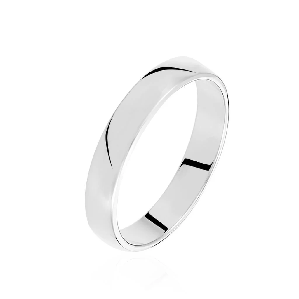 Histoire D'Or Alliance Julie Ruban Classique Or Blanc