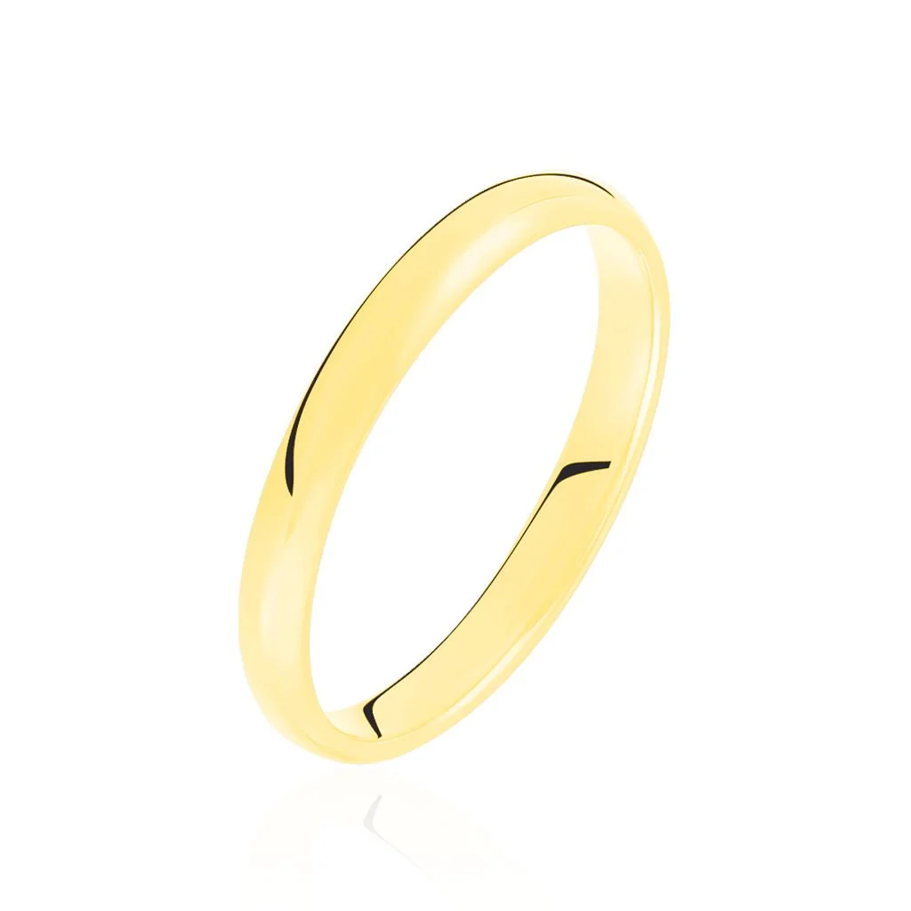Histoire D'Or Alliance Sonia Demi Jonc Confort Or Jaune