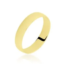 Histoire D'Or Alliance Meredithe Demi Jonc Classique Or Jaune