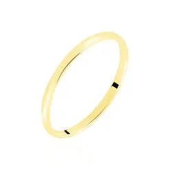 Histoire D'Or Alliance Demi Jonc Classique Or Jaune