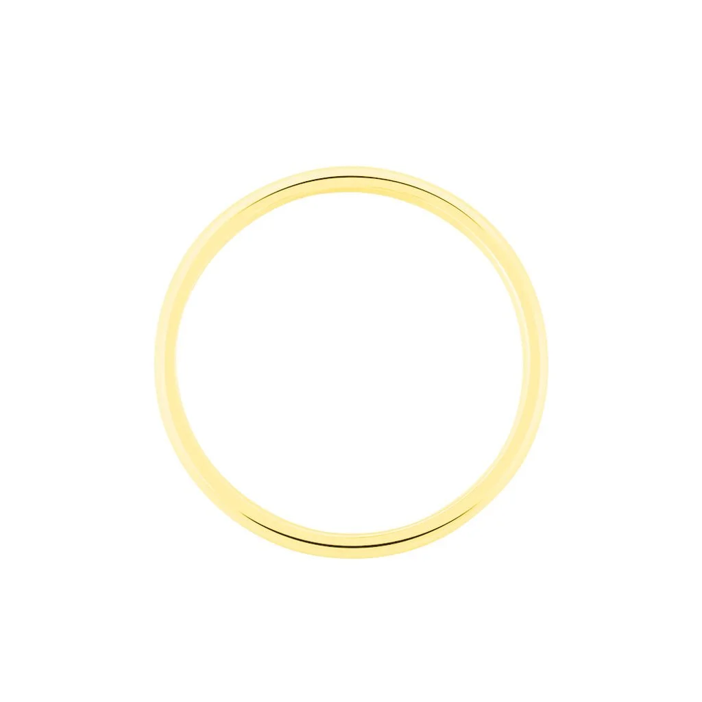 Histoire D'Or Alliance Aphrodite Demi Jonc Bombe Or Jaune – Image 3