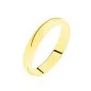 Histoire D'Or Alliance Aphrodite Demi Jonc Bombe Or Jaune