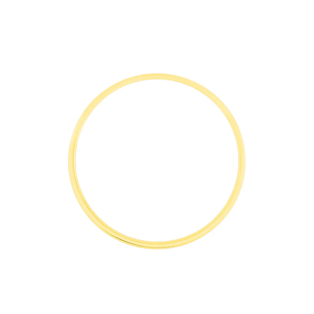 Histoire D'Or Alliance Meredithe Demi Jonc Classique Or Jaune – Image 3