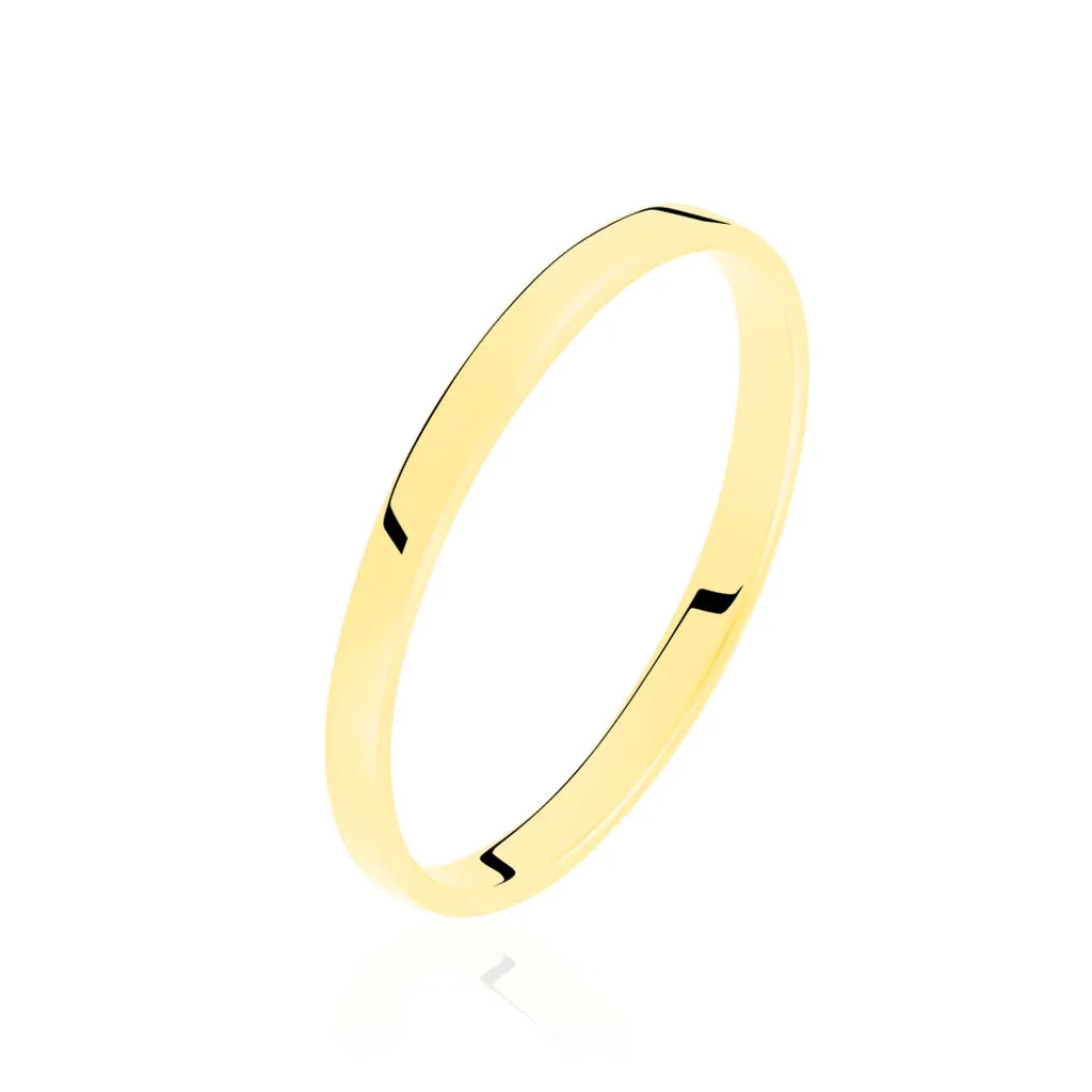 Histoire D'Or Alliance Julie Ruban Classique Or Jaune