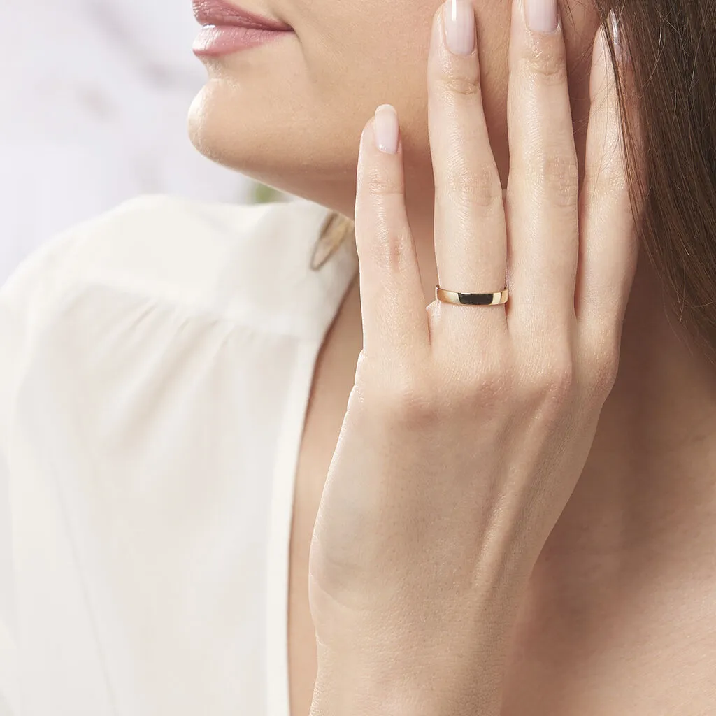 Histoire D'Or Alliance Julie Ruban Classique Or Jaune – Image 4